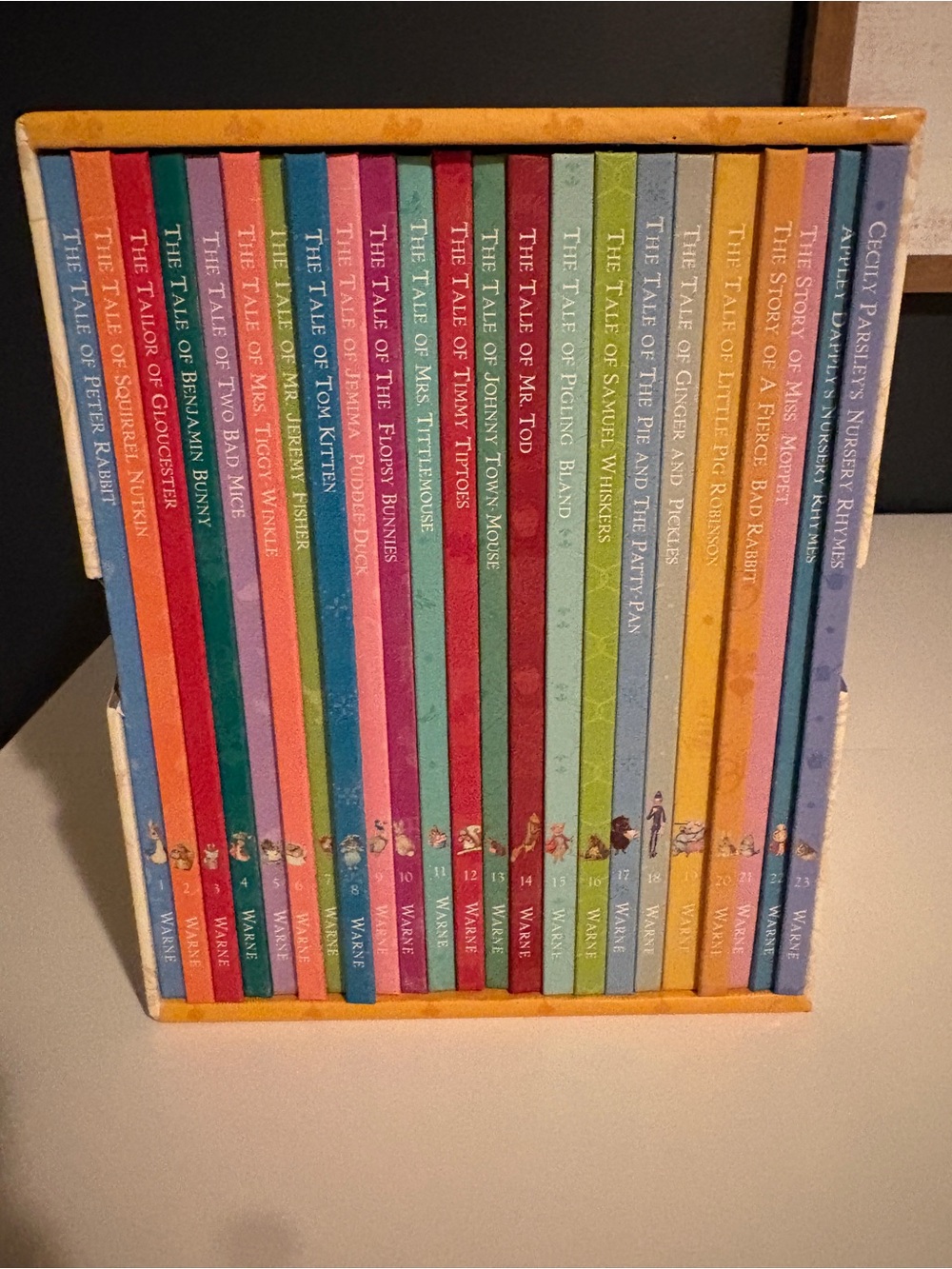 Beatrix Potter The Complete Peter Rabbit Library Box Set - Cream - Picture 2 of 2